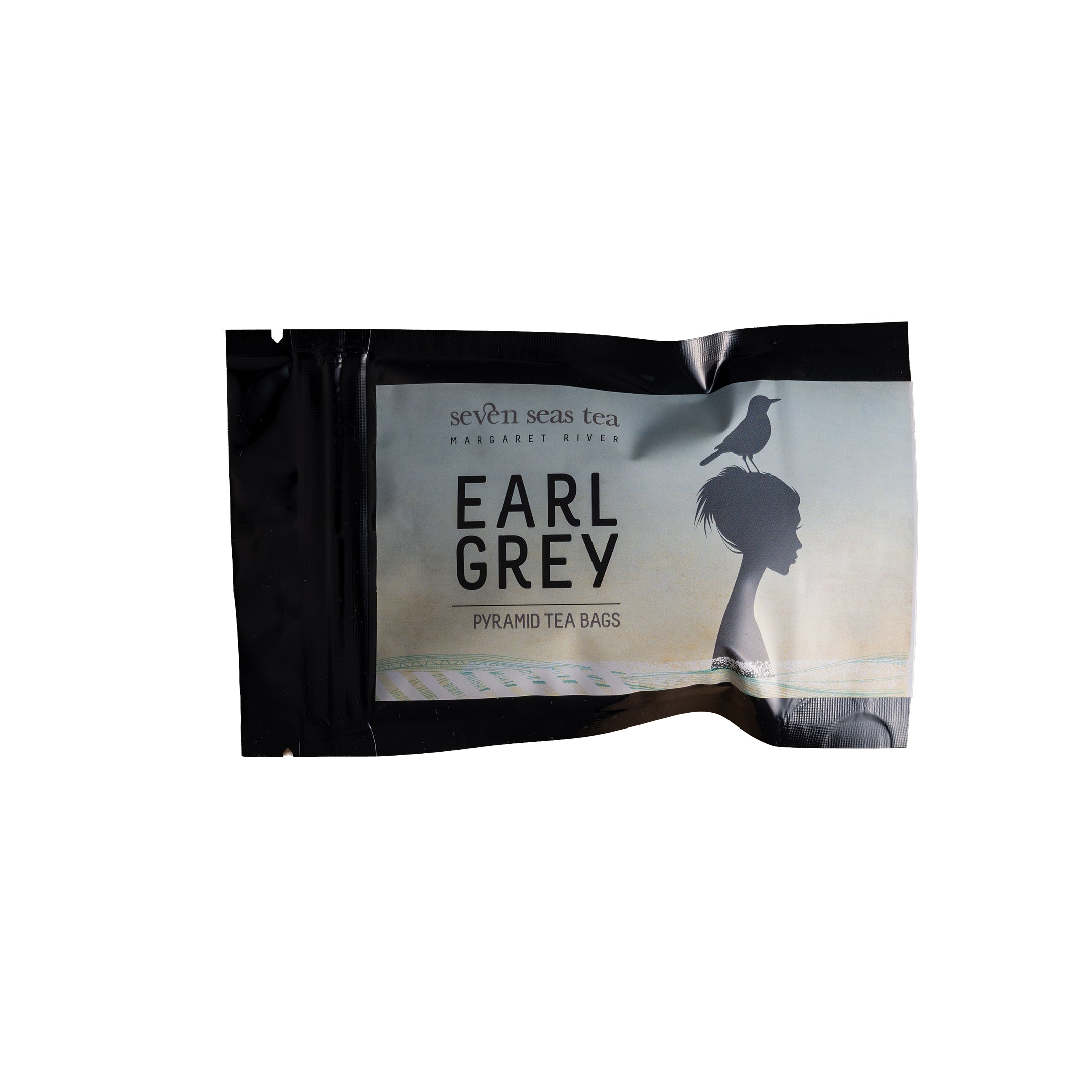 Organic Earl Grey Teabags loose leaf tea sample sachet, Seven Seas Tea