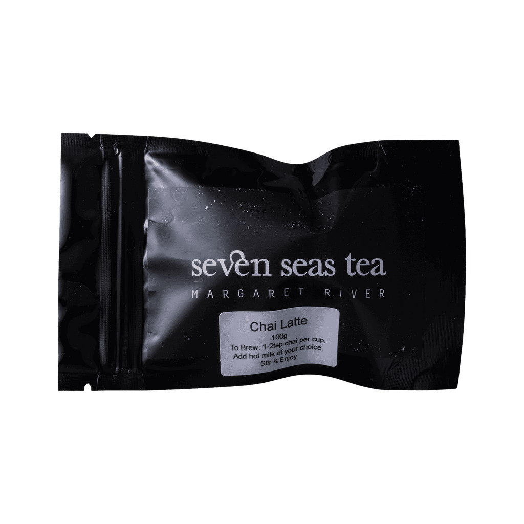 Chai Spiced Latte tea sample sachet, Seven Seas Tea