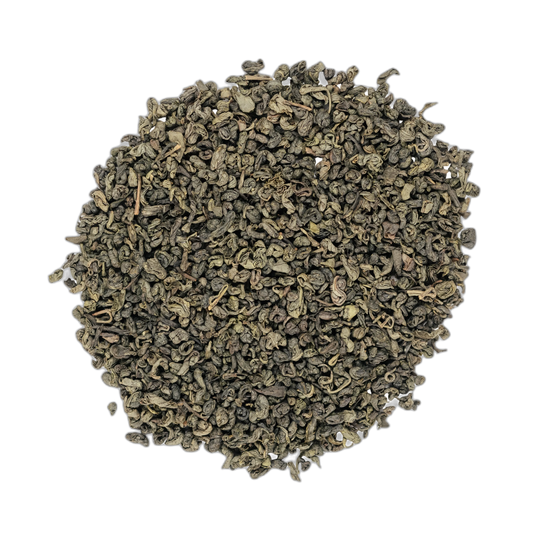 Organic Gunpowder Green loose leaf tea, Seven Seas Tea sample sachet