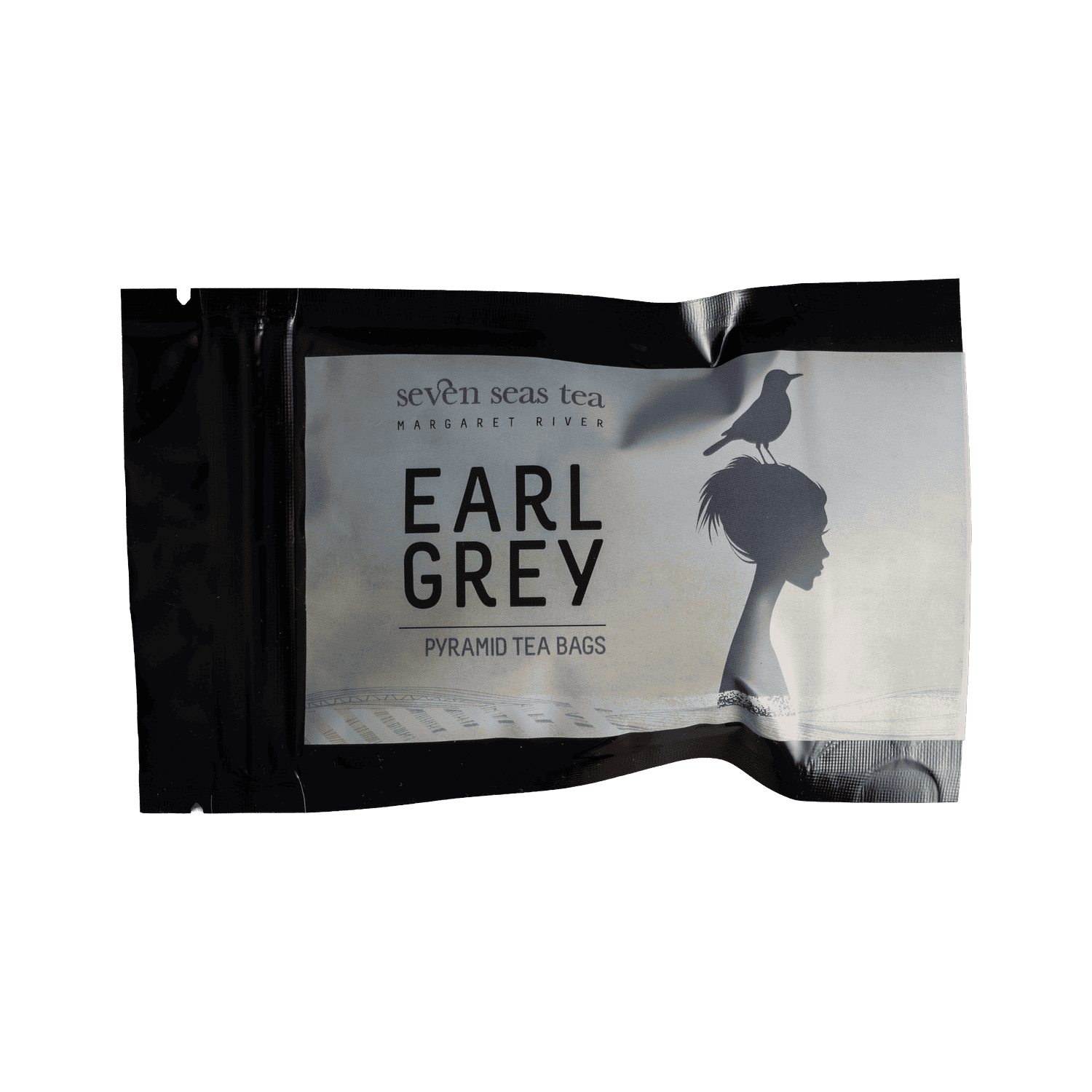 Organic Earl Grey Teabags tea sample sachet, Seven Seas Tea