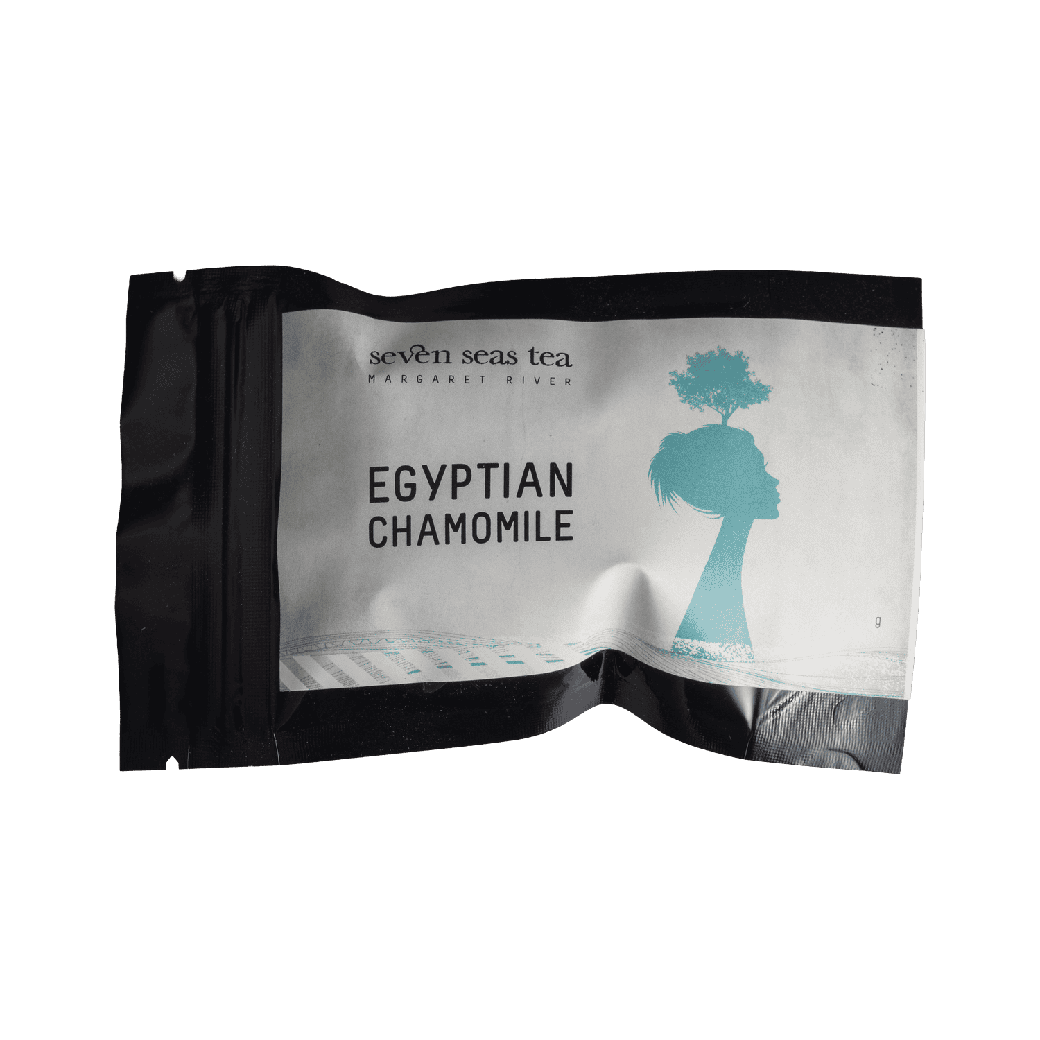 Organic Egyptian Chamomile tea sample sachet, Seven Seas Tea