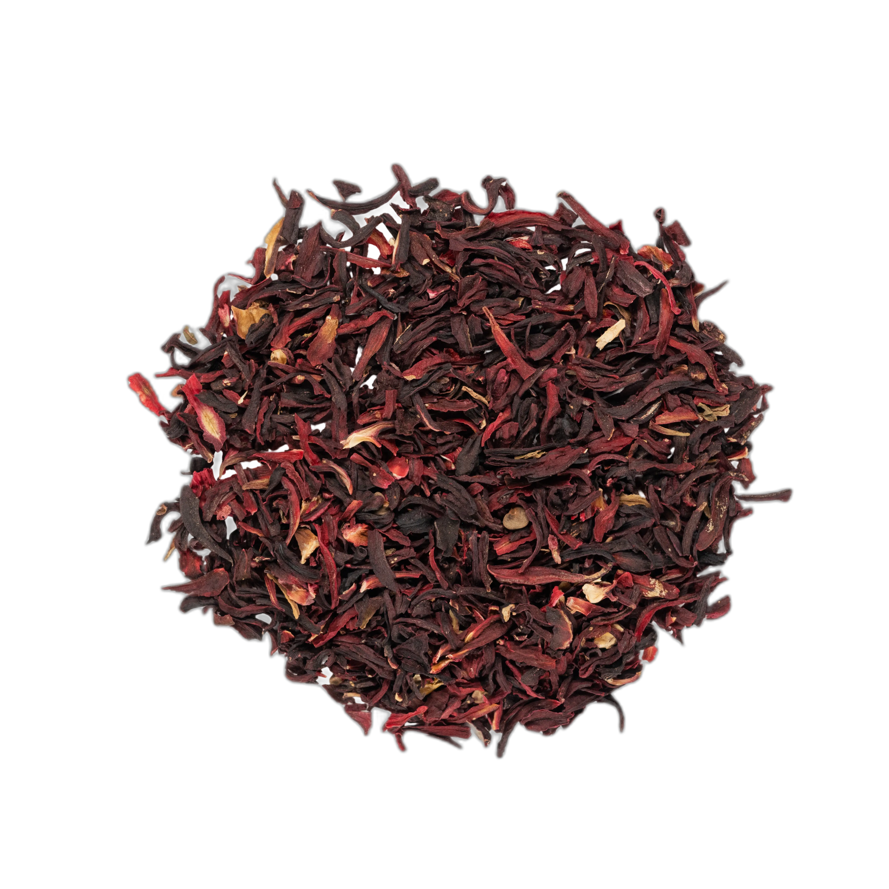 Organic Hibiscus Flower (Crushed) loose leaf tea, Seven Seas Tea sample sachet