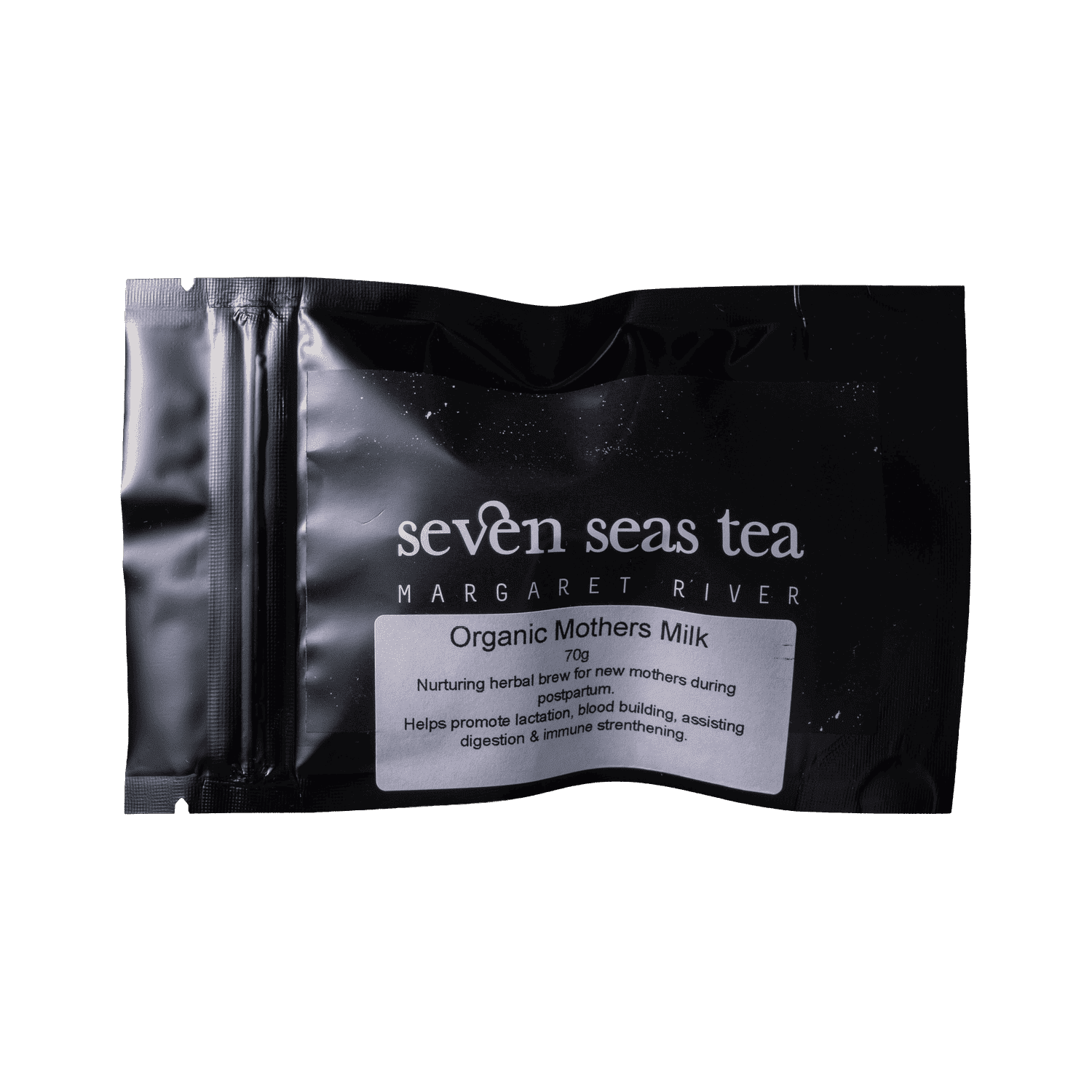 Organic Mothers Milk tea sample sachet, Seven Seas Tea